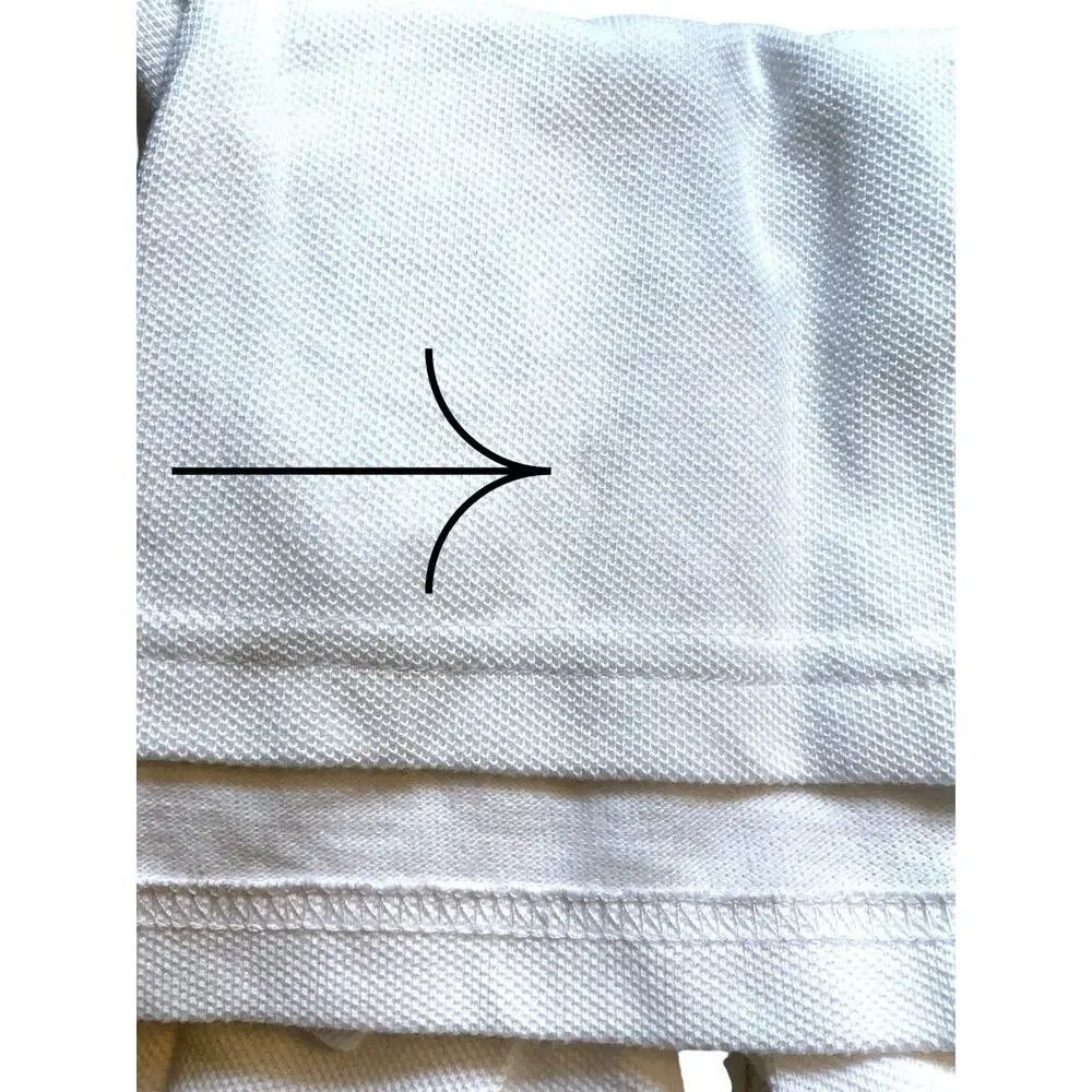 Boys GAP Uniform Long‎ sleeve Polo Shirt Size S White Organic Cotton NWT-READ